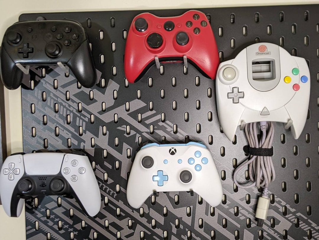 IKEA Skadis Uppspel Controller Mount X5 Your Choice Etsy