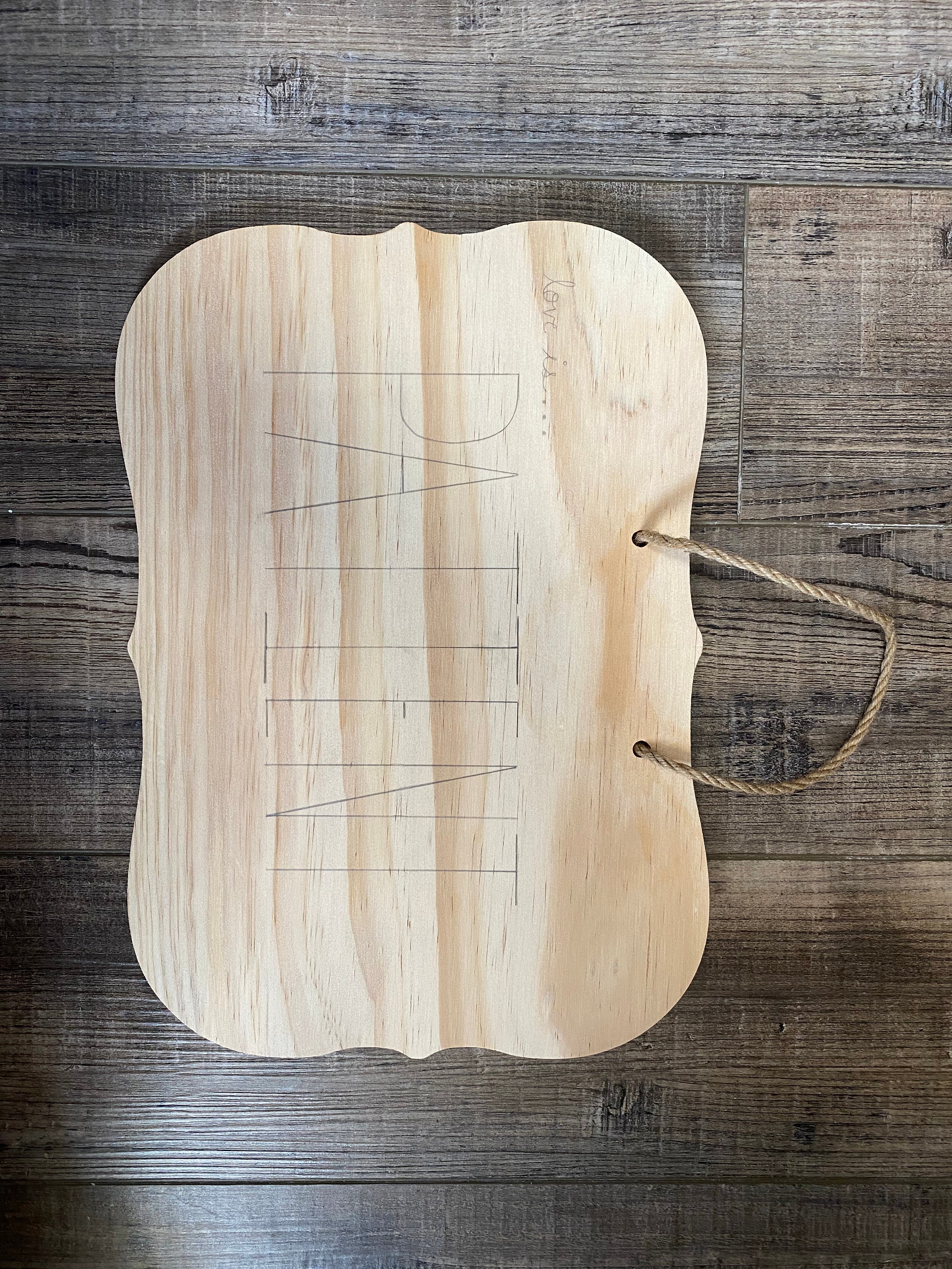 8x12 Scalloped Wooden Signs Etsy