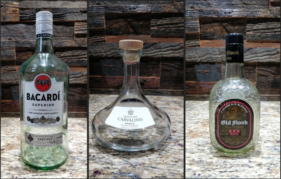 Empty Liquor Bottles Etsy