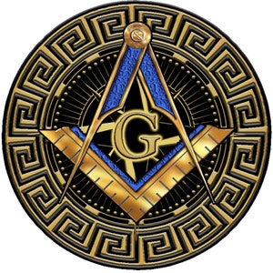 Masonic Meander (Color) Image PNG | JPG