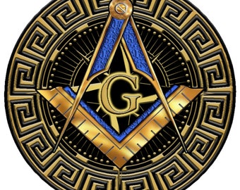 Masonic Meander (Color) Image PNG | JPG