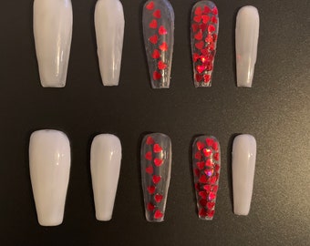 Valentine’s Day nails