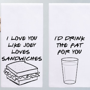 More Than Joey Loves Sandwiches Couple T-shirt, Friends TV Show Couple  Shirt