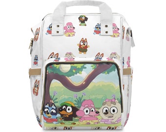 bluey and friends Multifunctional nappy Backpack