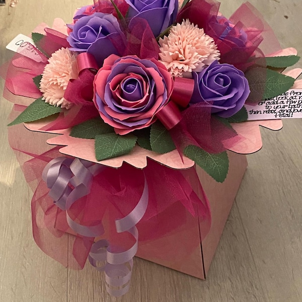 SOAP FLOWER BOX hand made design