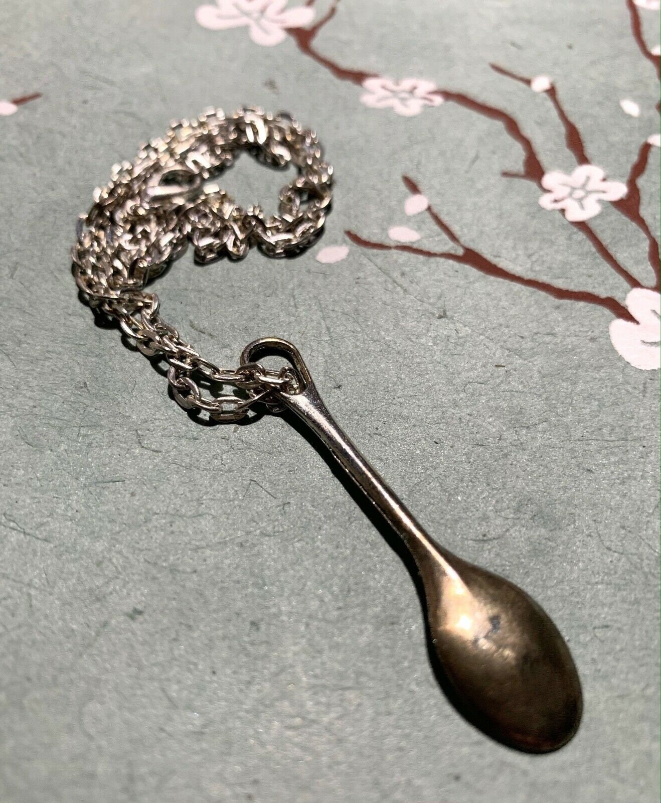 Vintage Silver COKE SPOON Necklace Studio 54 Disco Saturday Etsy