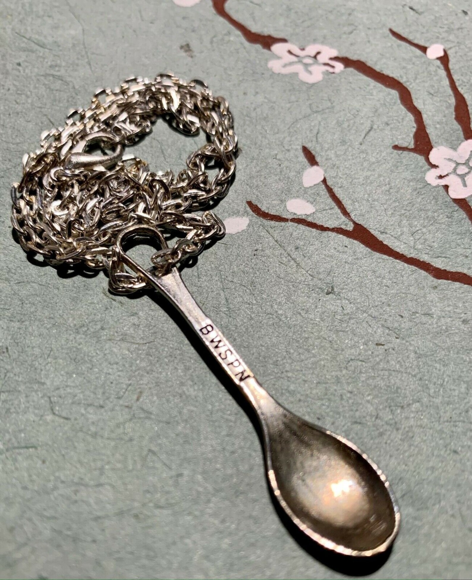Vintage Silver COKE SPOON Necklace Studio 54 Disco Saturday Etsy