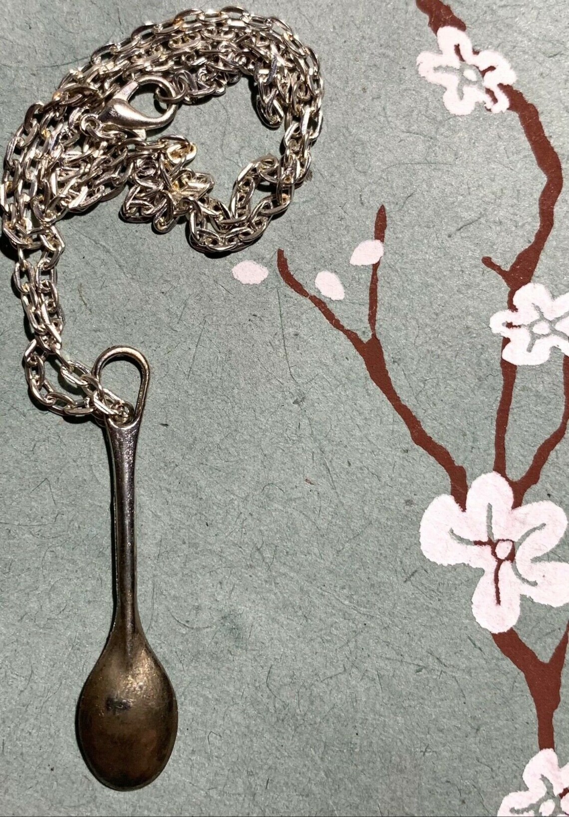 Vintage Silver COKE SPOON Necklace Studio 54 Disco Saturday Etsy