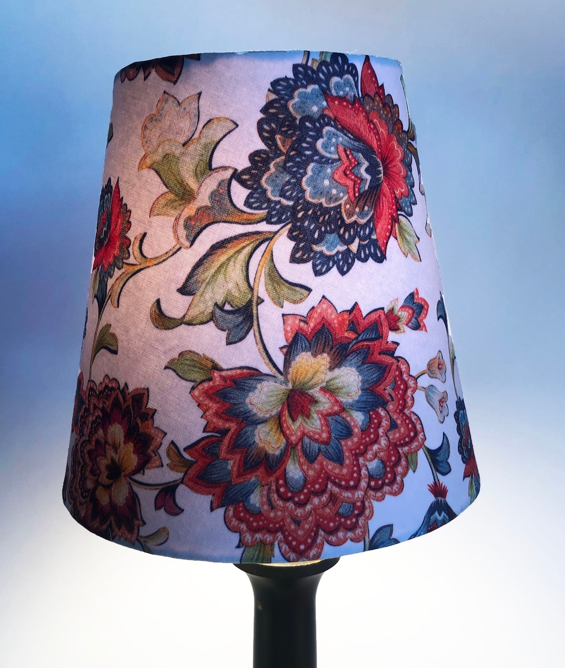 Small Table Lamp Shade or Bedside Lamp Shade Florals Bohemian Etsy