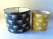 Art Deco Cranes Designer Drum Lamp Shade Sunshine Yellow or Midnight Blue. 8'. 10', 12' & 13' .  FREE SHIPPING (orders over 35.00) 