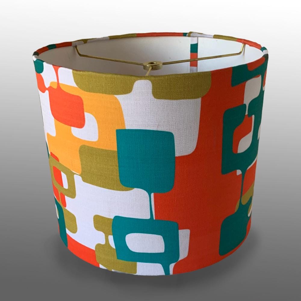 Mid Century Modern Abstract Lamp Shade | Mod Shapes - Etsy