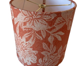 English Garden Lampshade in a Drum, Pendant or Empire shape. FREE SHIPPING (orders over 35.00)