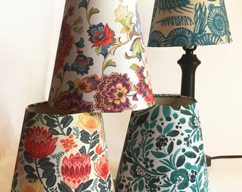 Small Table Lamp Shade or Bedside Lamp Shade|Florals, Bohemian florals or Nautical FREE SHIPPING (orders over 35.00)