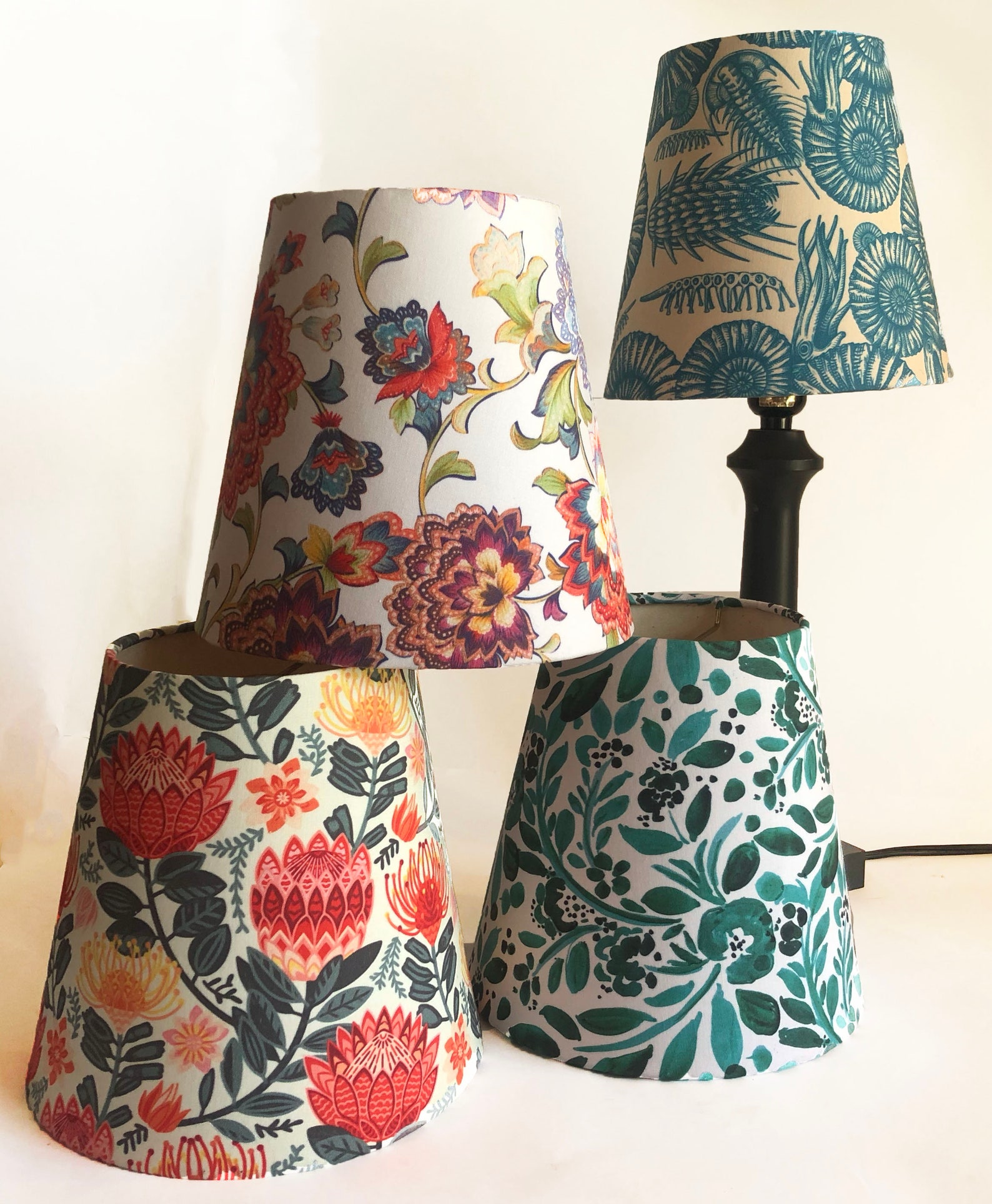 Small Table Lamp Shade or Bedside Lamp Shade Florals Bohemian Etsy