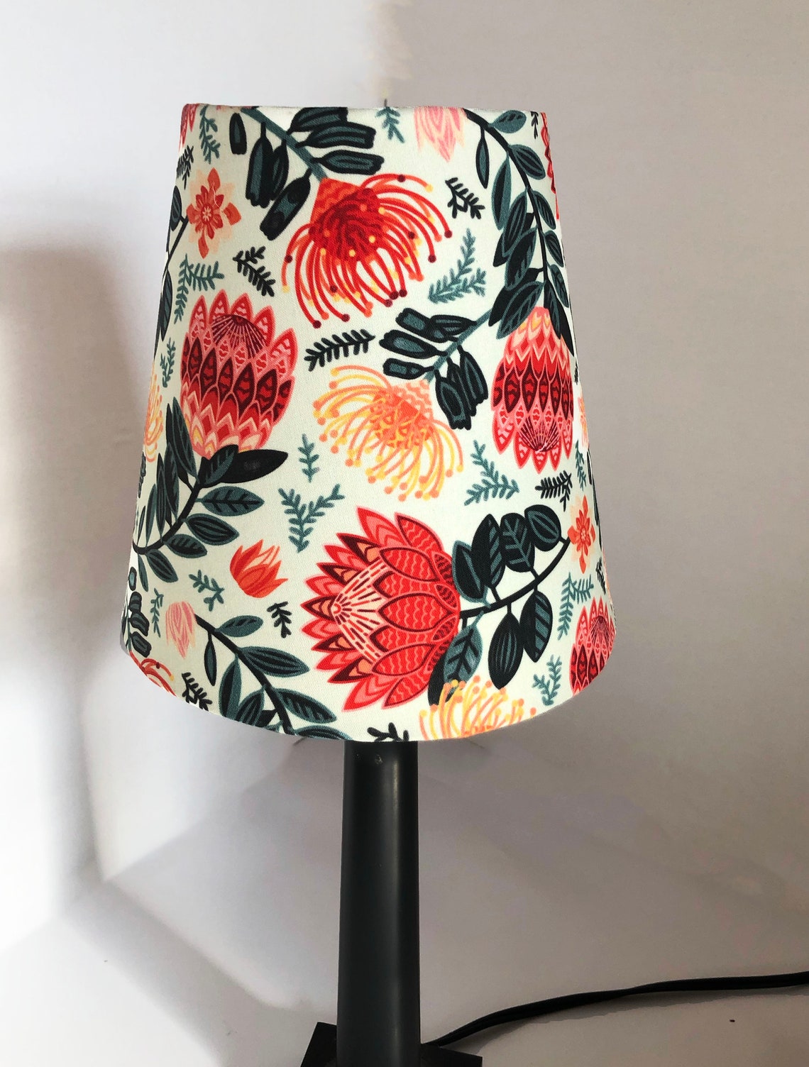 Small Table Lamp Shade or Bedside Lamp Shade Florals Bohemian Etsy