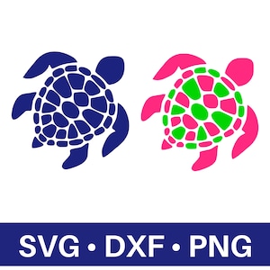 Sea Turtle Cut Files | Sea Turtle Monogram | Sea Turtle SVG| Sea Turtle for Cricut | Sea Turtle DXF Silhouette | Sea Turtle Clip Art