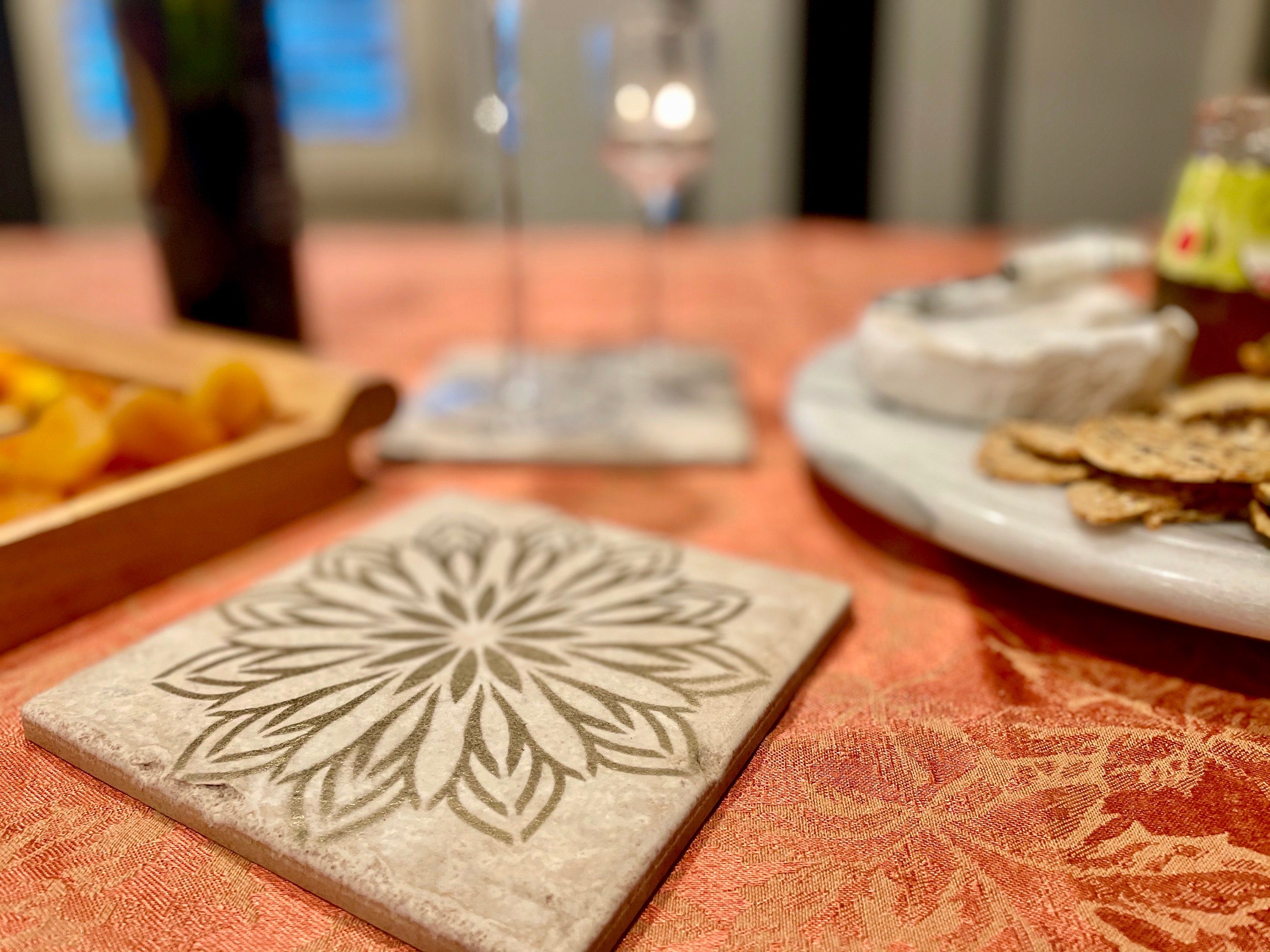 Ceramic Trivets for Hot Dishes 6x6 Cooking Trivets Set Etsy Canada