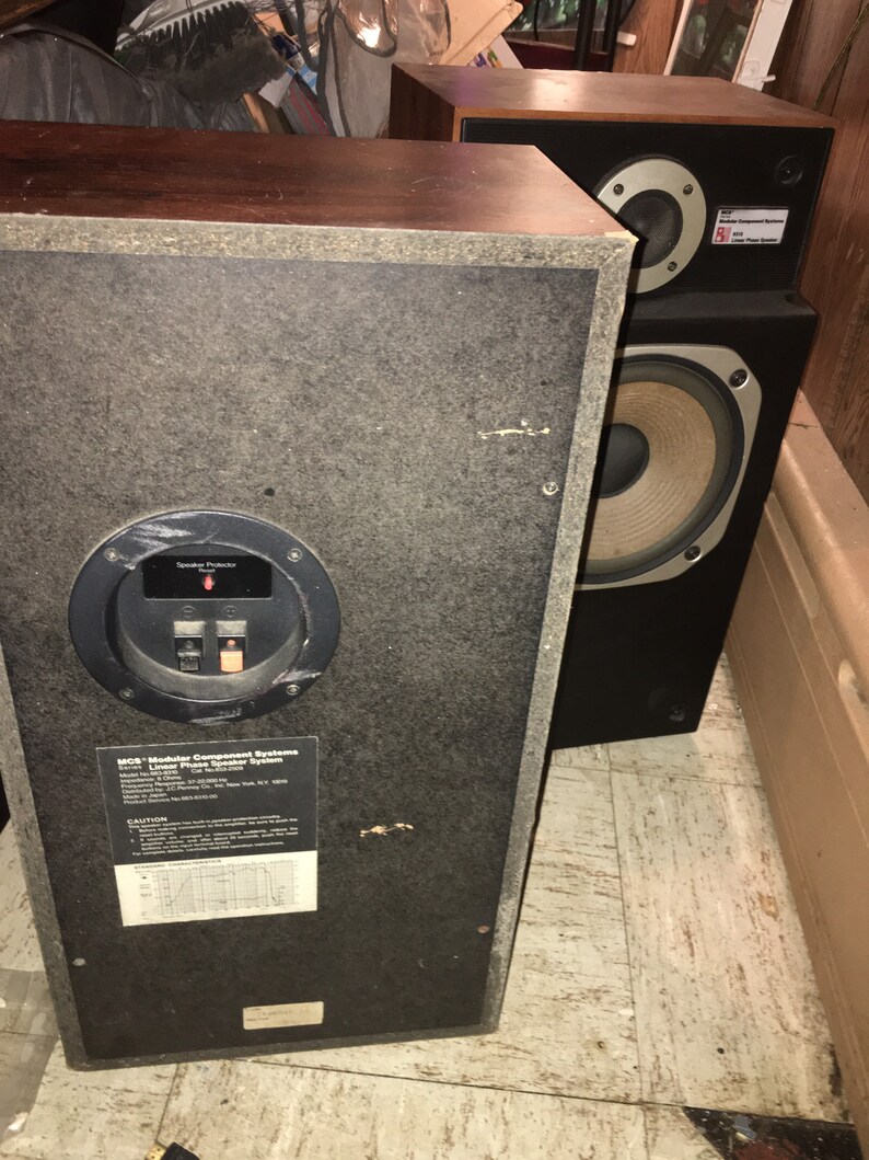 MCS 3way Bass Reflex Wood Floor Speaker 6838310 Etsy