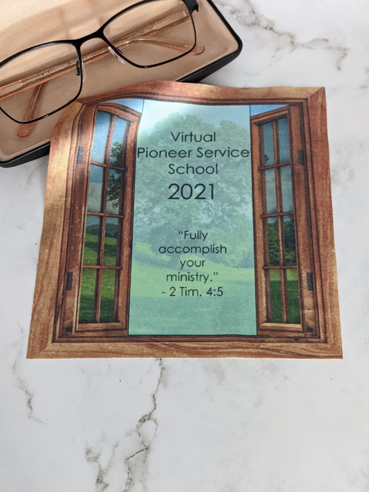 JW Gift - Lens Cloth - Fully Accomplish Your Ministry with Window- Vi…
