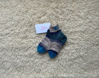 Babysocken in Gr. 21/22, Wolle