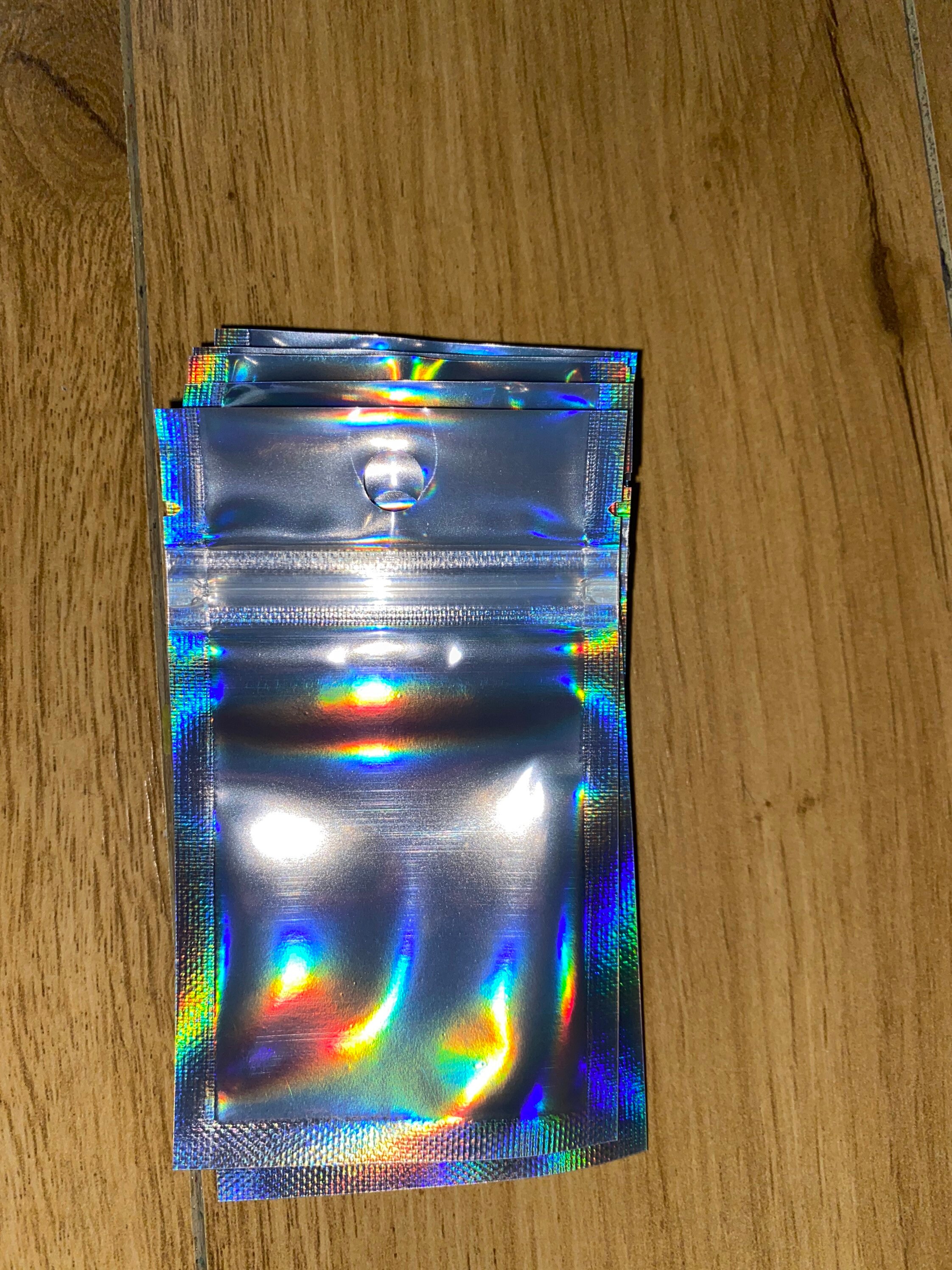 holographic seal bags