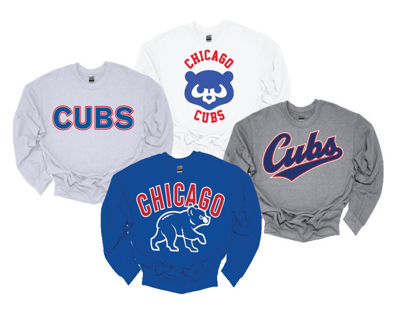 Chicago Cubs, Cubs baseball, Baseball shirts, Cubs Sweatshirts, Cubs Fan Gear