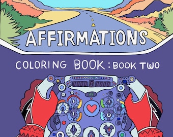 Best Selling I AM AFFIRMATIONS Coloring Book Two for Boosting Confidence, Self Love and Gratitude | Self Care Mental Health Journals | Gifts