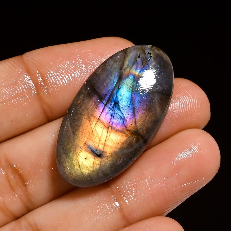 Tempting Top Grade Quiality 100/% Natural Labradorite Oval Shape Cabochon Loose Gemstone For Making Jewelry 31 Ct 32X17X7 mm A-425