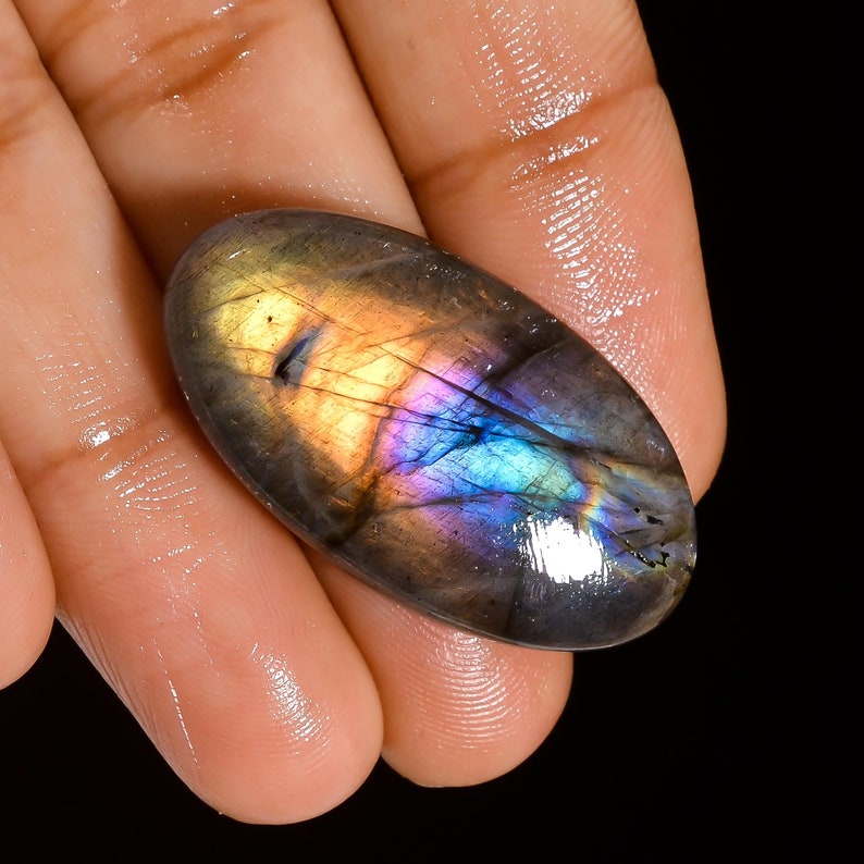 Tempting Top Grade Quiality 100/% Natural Labradorite Oval Shape Cabochon Loose Gemstone For Making Jewelry 31 Ct 32X17X7 mm A-425