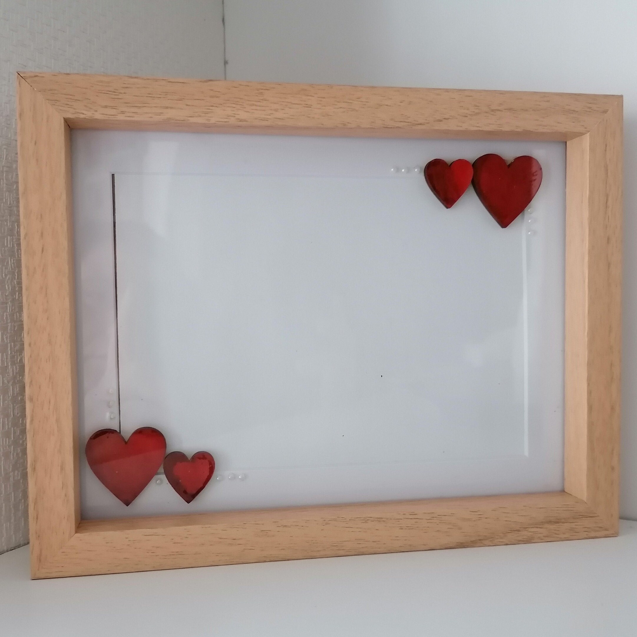 Personalized Heart Photo Frame Etsy