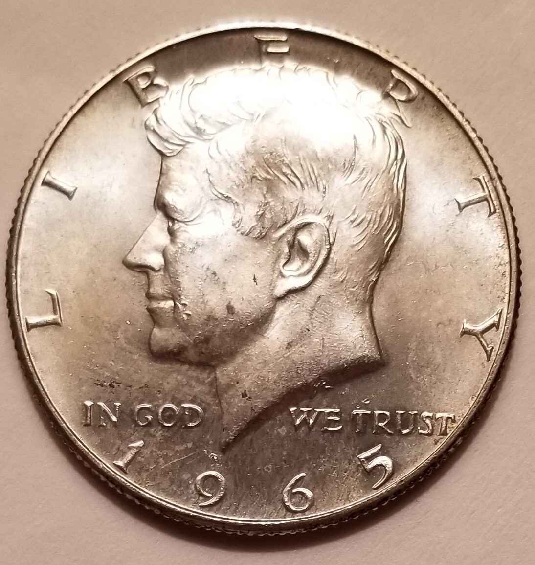 1965 Kennedy Half Dollar No Mint Mark Nice Condition Etsy