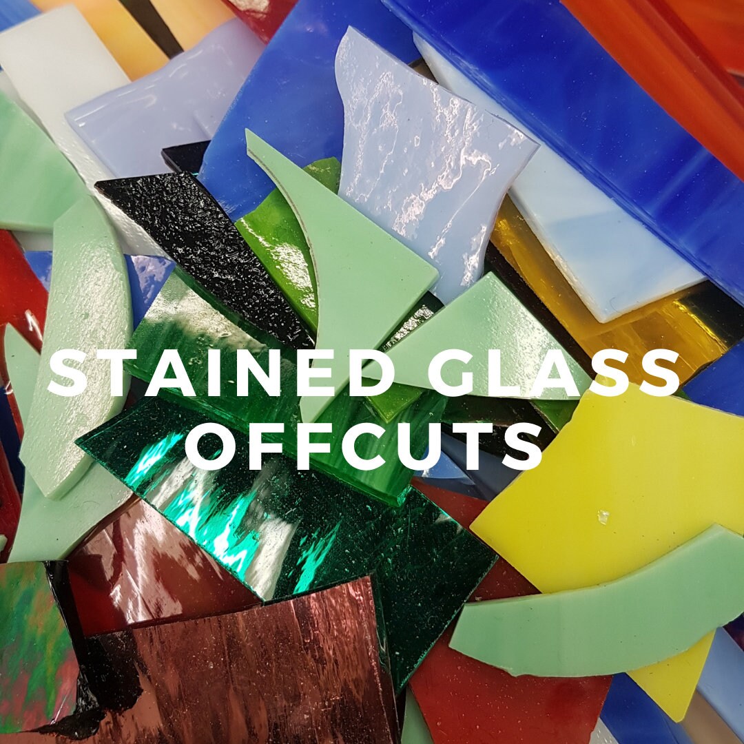 STAINED GLASS Offcuts Huge DESTASH Mosaic Supplies 100 grams Etsy