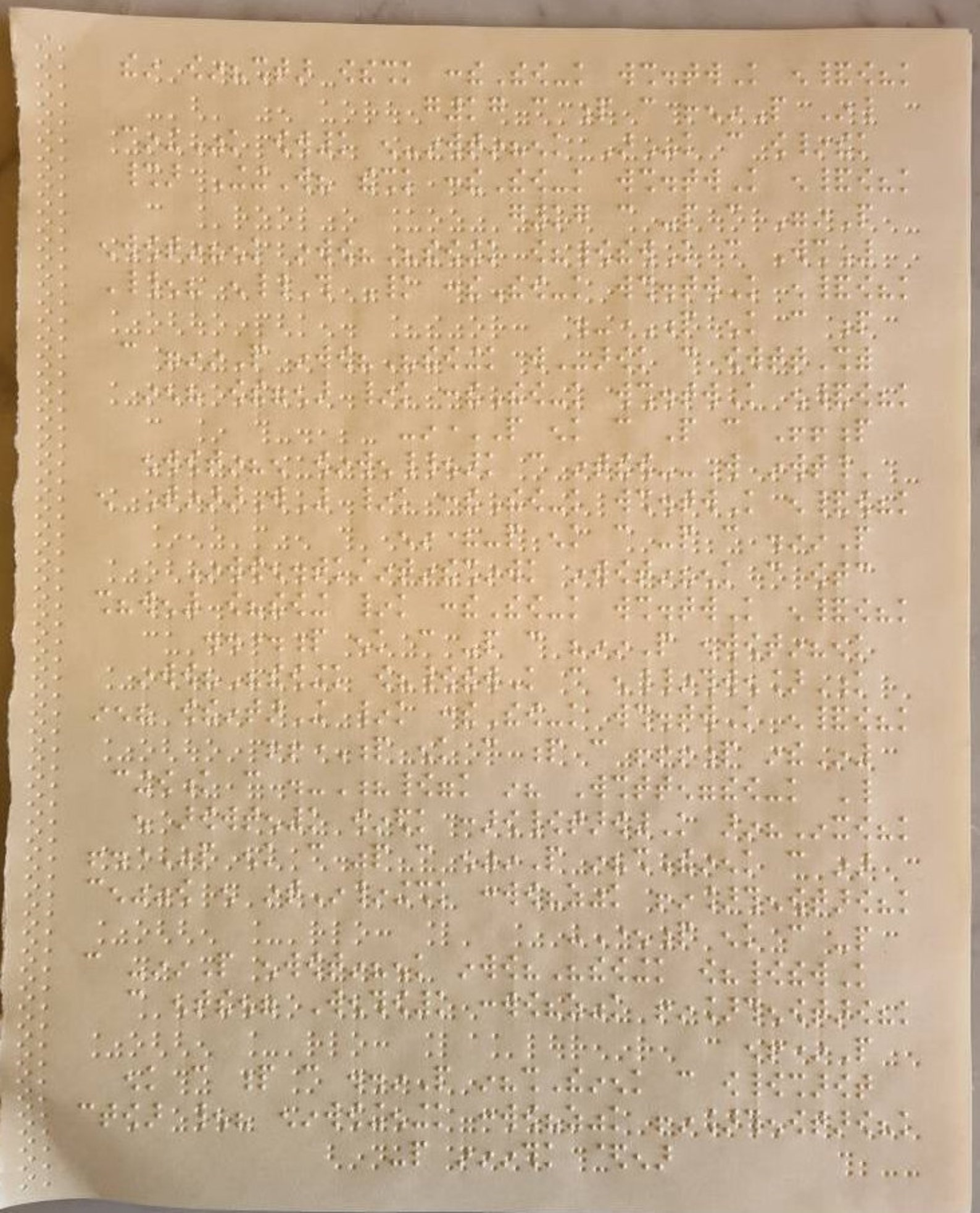 Vintage Italian BRAILLE Paper pages Junk Journal Pack Etsy