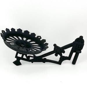 Antique Victorian Cast Iron Swing Arm Wall Sconce & Bracket Oil Lamp Holder