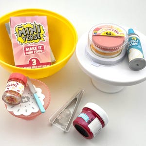 NEW MGA Miniverse Make It Mini Food Diner Series 3 Rainbow Cake