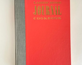 Vintage Ladies Home Journal Cookbook 1960 First Edition Illustrated Recipes Hardcover Book