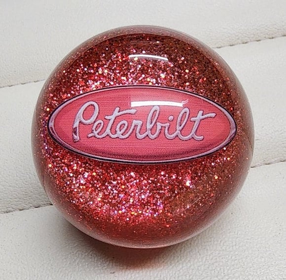 Custom Shift Knob Red Peterbilt Shifter Knob Vintage Rat Rod Etsy