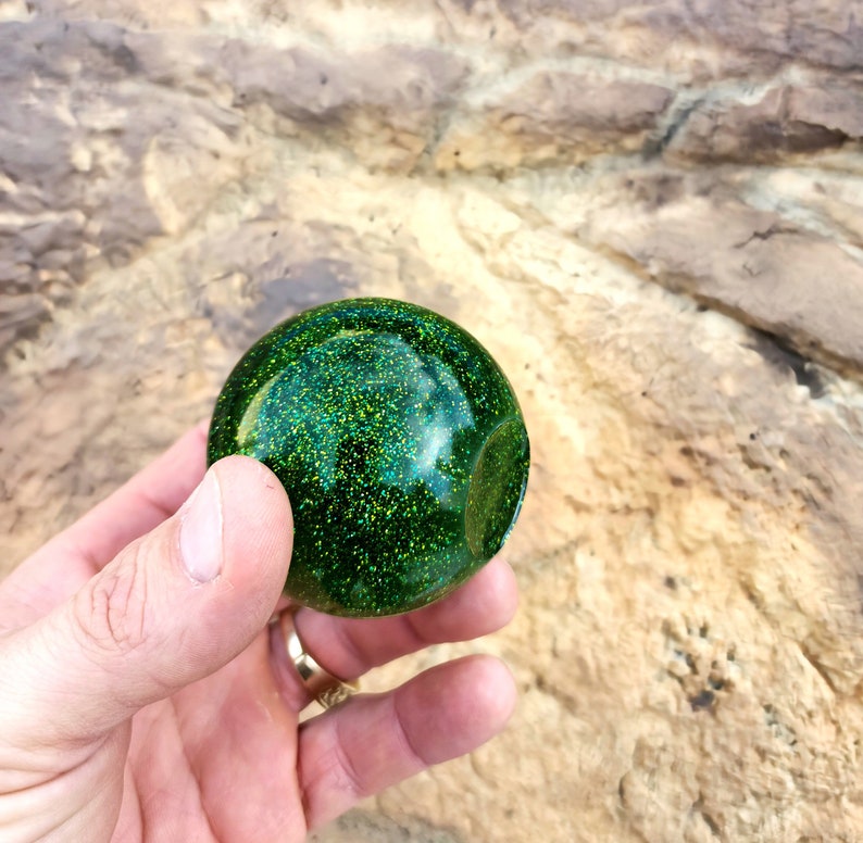 Custom Shift Knob Green Big Worm Shifter Knob Etsy