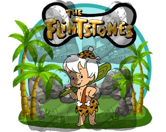 Bam Bam Rubble, inspirado en el estilo caucásico, JPG y PNG