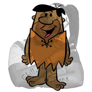 Flintstone Inspired Barney Rubble PNG JPG