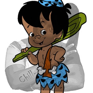 Bam Bam Rubble Inspired JPG PNG