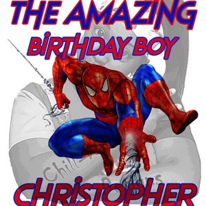 Cumpleaños de Spiderman personalizado para niño