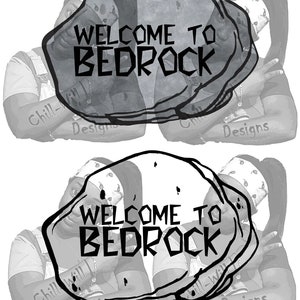 Bedrock Rock Inspired JPG PNG