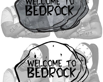 Bedrock Rock Inspired JPG PNG