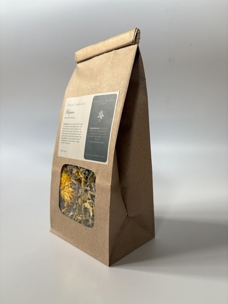 Postpartum Sitz Bath: Herbal Perineal Soak for Postpartum Care image 3