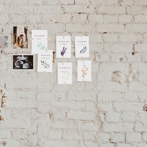 Baraja de cartas de afirmación de nacimiento/empoderamiento DIGITAL, mantras de nacimiento imprimibles, mantra de nacimiento positivo descargable, tarjetas de manifestación del parto