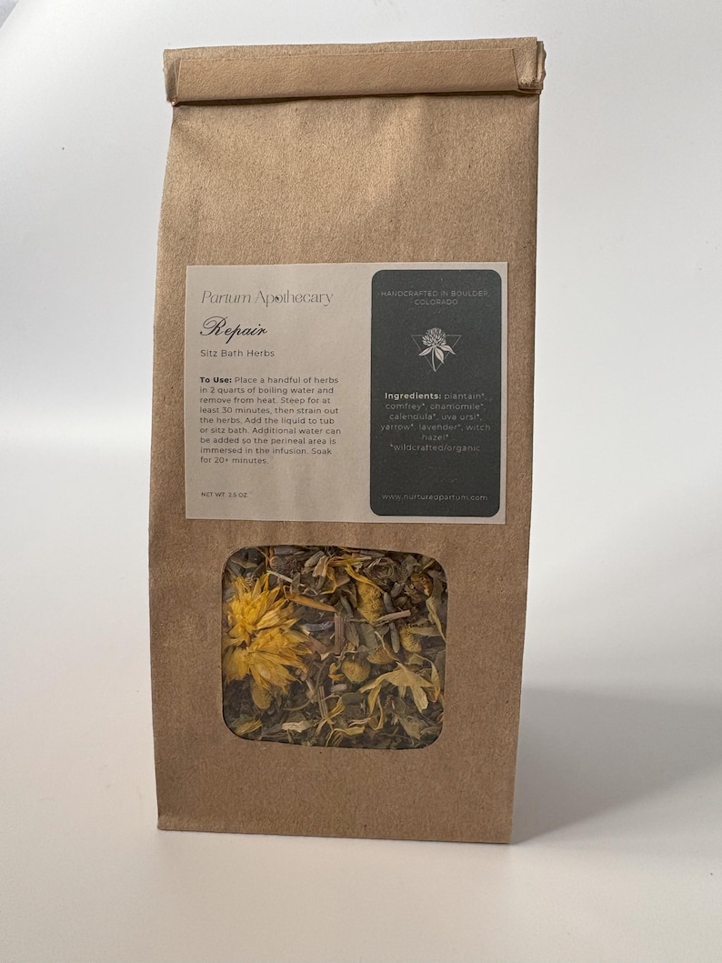 Postpartum Sitz Bath: Herbal Perineal Soak for Postpartum Care image 5