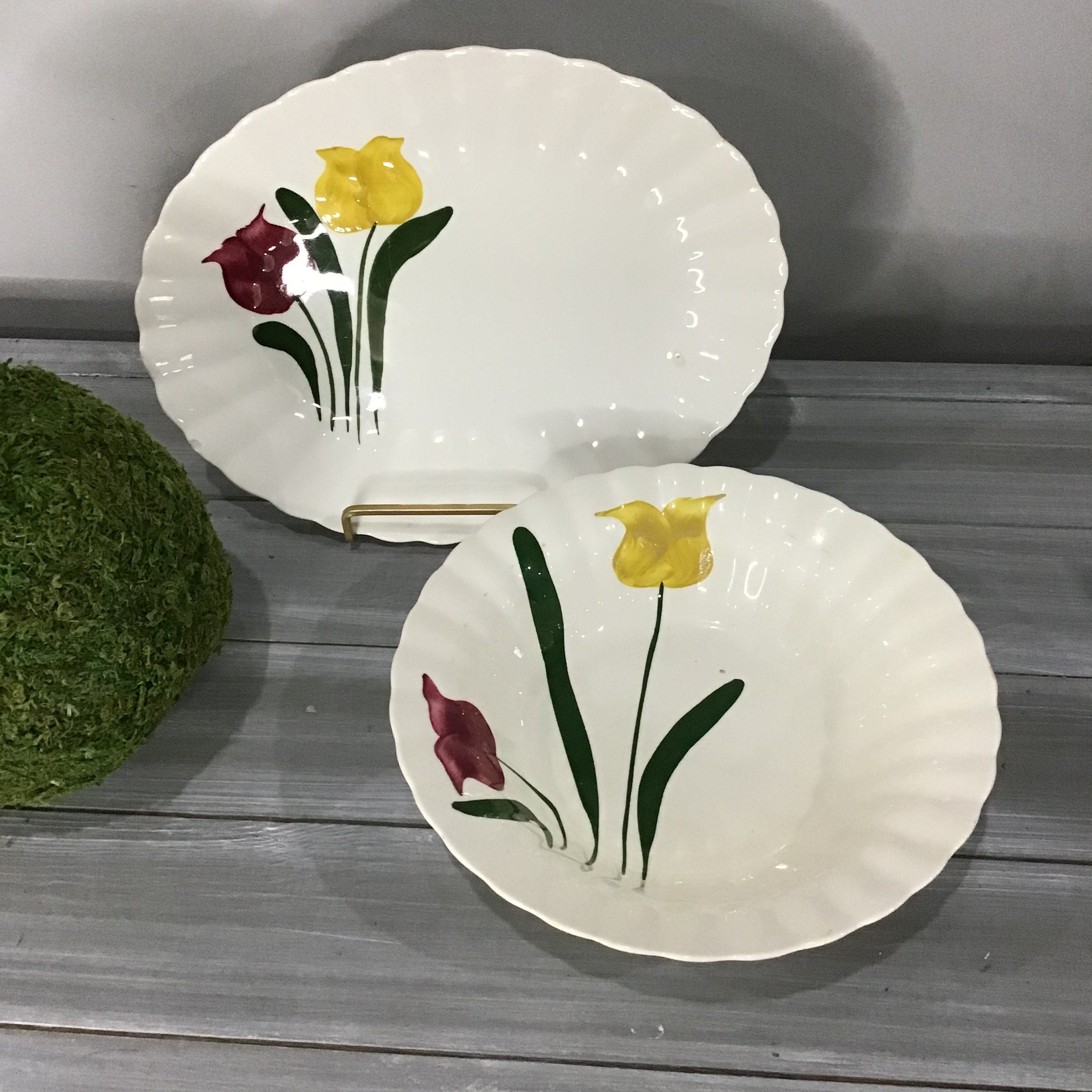 Blue Ridge Southern Potteries INC Hand Painted Underglaze | Etsy