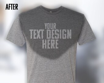 custom sweat activated t shirt