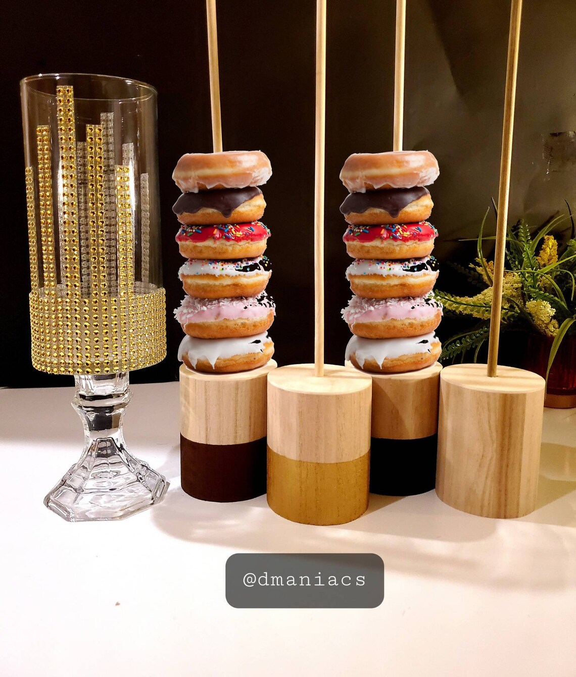 Donut Stand Holder 12 Inch Donut Dowel Stand Etsy